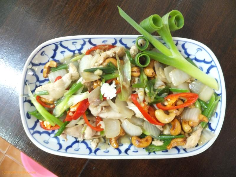 Sonya cooking course - Chicken with Cashew Nuts
