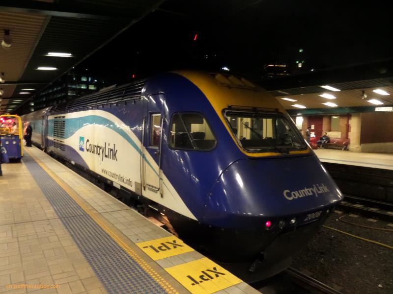 Arriving in Sydney - XPT