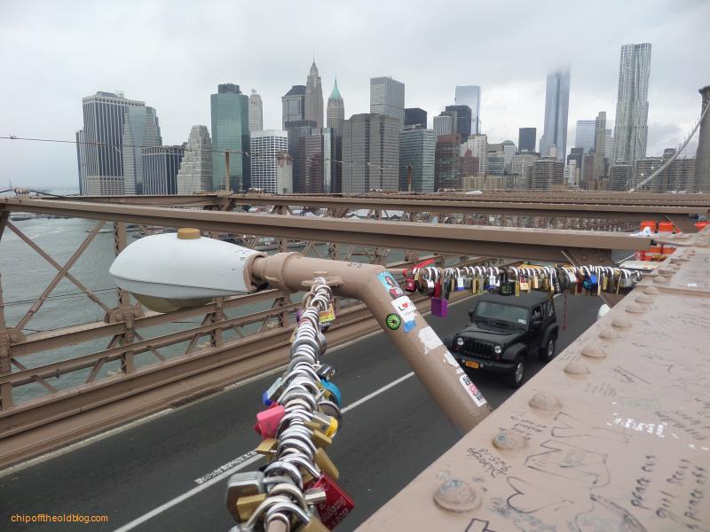 Love Locks on Brooklyn Bridge