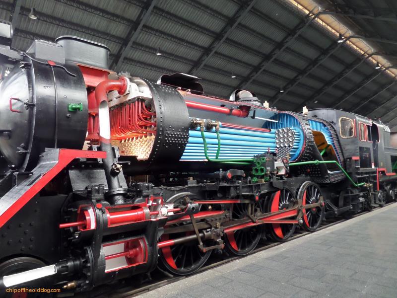 Railway Museum - Inside of a steam engine